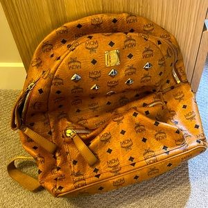 Authentic MCM Backpack Brown size M